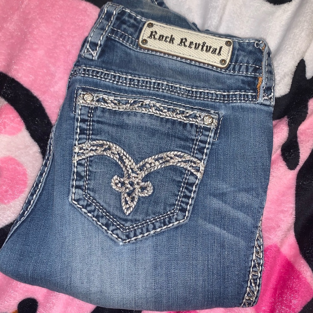 Rock revival jean’s bedazzled y2k